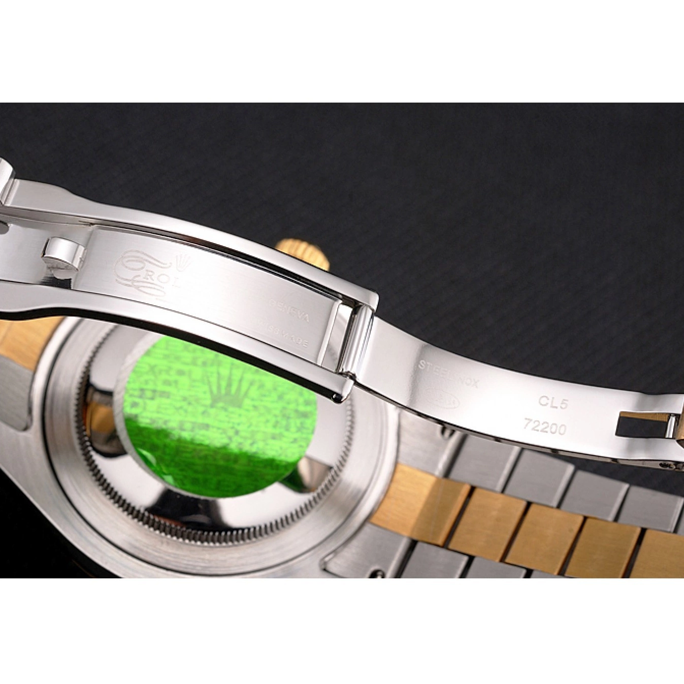 AAA Replica Watches Two Datejust Swiss Bezel And Tone Bracelet Steel Stainless Rolex Dial Gold Case 0717